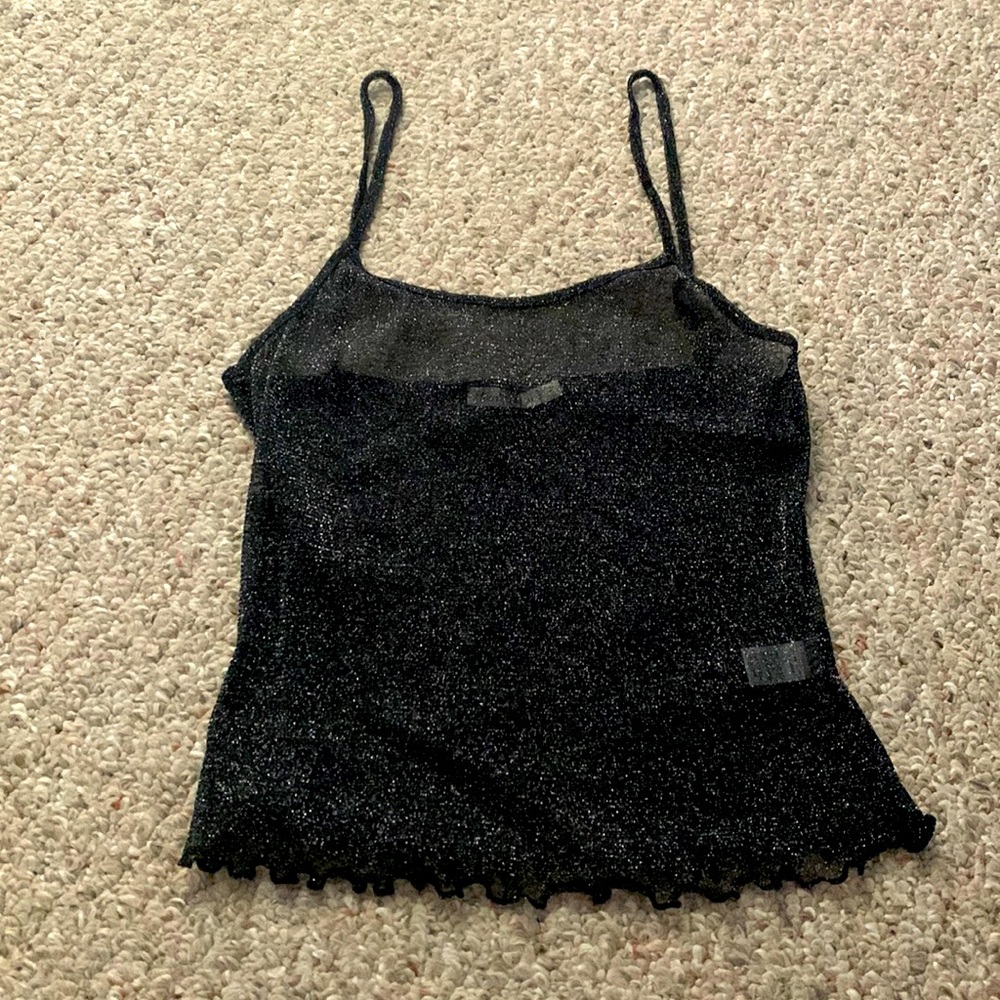 Cute see-through crop top!